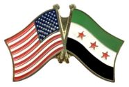 Syria Lapel Pin - Double - Current Version