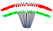 Tajikistan 4"x6" Polyester - 12 Per Pack