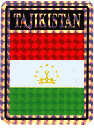 Tajikistan Vinyl Reflective Decal