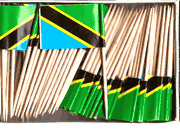 Tanzania Flag Toothpicks