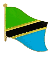 Tanzania Flag Lapel Pin - Single
