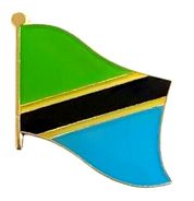 Tanzania Flag Lapel Pin - Single