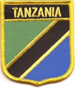 Tanzania Flag Shield Patch