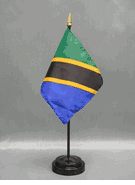 Tanzania Miniature Flag