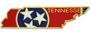 Tennessee Map Lapel Pin - Updated Version
