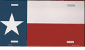 Texas Flag License Plate