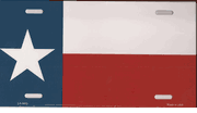 Texas Flag License Plate
