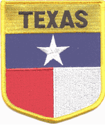 Texas Flag Shield Patch