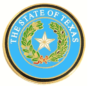 Texas State Seal Lapel Pin