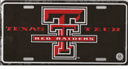 Texas Tech License Plate