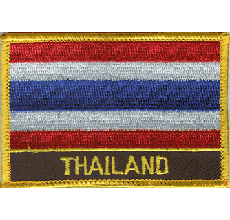De Vlaggen Van Thai, Van Het Boeddhisme En Van De Royalty in Bangkok