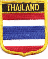 Thailand Flag Shield Patch