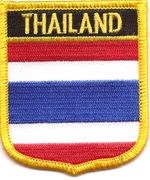Thailand Flag Shield Patch
