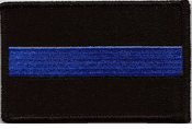 Thin Blue Line Flag Patch