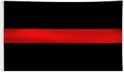 Thin Red Line Polyester Flag