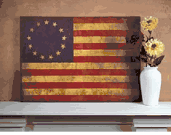 Thirteen Star Canvas