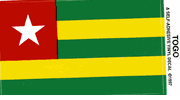 Togo Flag Decal Sticker