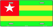 Togo Flag License Plate