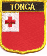 Tonga Flag Shield Patch