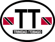 Trinidad Flag It Oval Decal