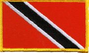 Trinidad & Tobago Flag Patch - Rectangle