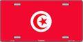 Tunisia Flag License Plate