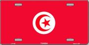 Tunisia Flag License Plate