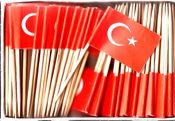 Turkey Flag Toothpicks