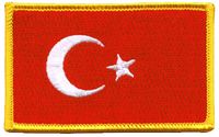 Turkey Flag Patch - Rectangle