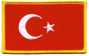 Turkey Flag Patch - Rectangle