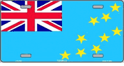 Tuvalu Flag License Plate