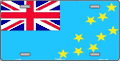 Tuvalu Flag License Plate