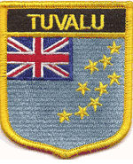 Tuvalu Flag Shield Patch