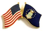 U.S. Air Force Flag Lapel Pin - Double