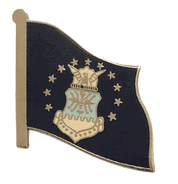 U.S. Air Force Flag Lapel Pin - Single