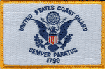 U.S. Coast Guard Flag Patch - Rectangle
