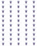 U.S. Coast Guard Flag Stickers - 50 per sheet