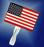 U.S. Flag Paddle Fan