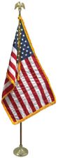 U.S. Indoor Flag Set 3'x5' 