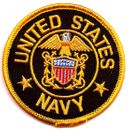 U.S. Navy Flag Patch - Round