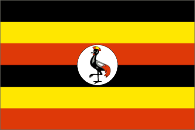 thumbnail image 2 of Uganda Flag Embroidered Iron-On Patch - African Souvenir Emblem By Cypress Collectibles (New) 2 of 6