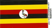 Uganda Flag Decal Sticker