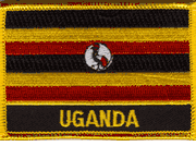 Uganda Flag Patch with Name