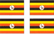Uganda Flag Stickers