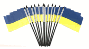 Ukraine  4"x6" Polyester - 12 Per Pack