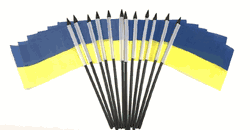 Ukraine  4"x6" Polyester - 12 Per Pack