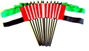 United Arab Emirates 4"x6" Polyester - 12 Per Pack