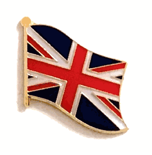 United Kingdom Flag Lapel Pin - Single