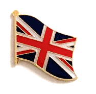 United Kingdom Flag Lapel Pin - Single