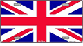 United Kingdom Flag License Plate